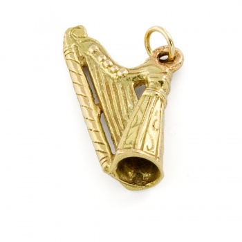 9ct gold Harp Charm